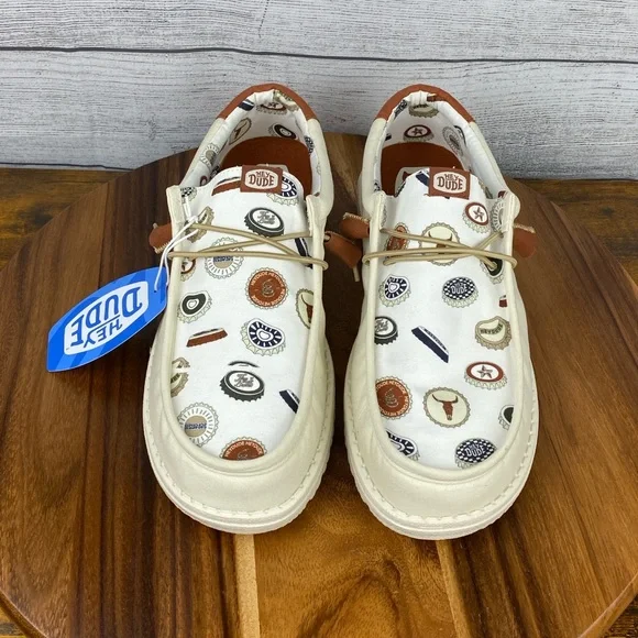 NEW Hey Dude Wally Spring Breaker Beer Bash Slip On Loafers Men’s Shoe Size 12 - Picture 5 of 10